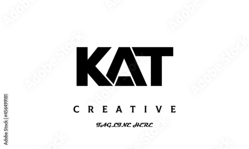 KAT creative three latter logo design