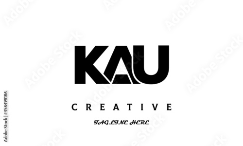 KAU creative three latter logo design