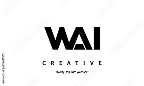 WAI creative three latter logo design