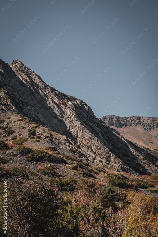autumn mountain landscapes in the afternoon in warm colors autumn mountain landscapes in the afternoon in warm colors