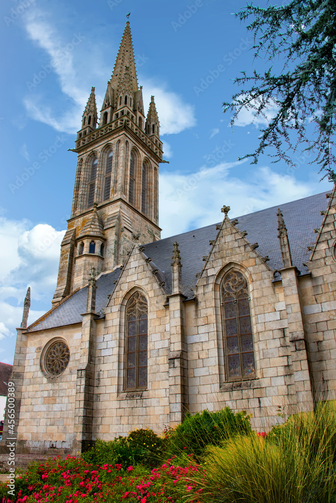 Plouigneau. Eglise Saint-Ignace. Finistère. Bretagne