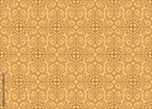 Flower Seamless Pattern Background Texture