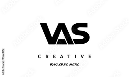 creative VAS three latter logo design © sohag