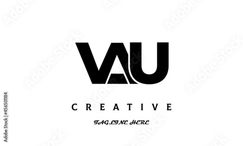 creative VAU three latter logo design