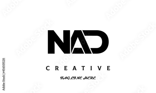 creative NAD three latter logo design