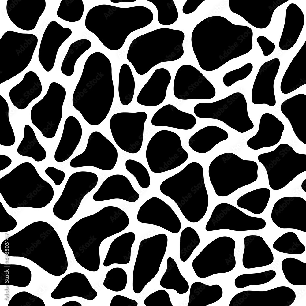 vector image of a cow pattern for clothing design. vector image of a cow pattern for clothing design.