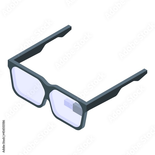 Vr smart glasses icon isometric vector. Future glass. Virtual tech