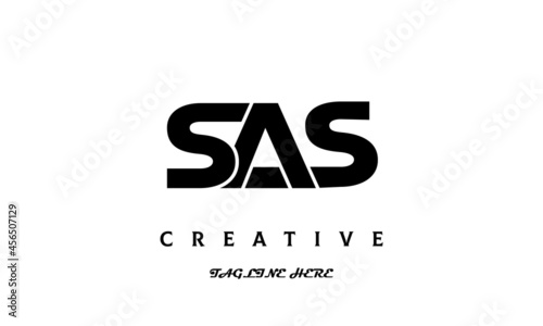 creative SAS three latter logo design