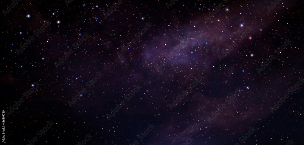 Stars in outer space, galaxy background