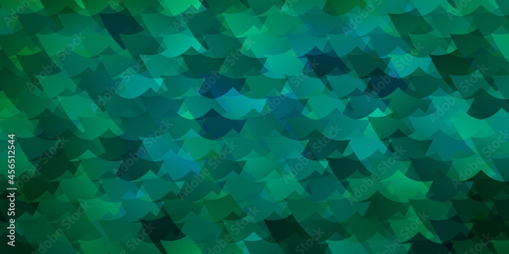 Light Green vector background in polygonal style. Light Green vector background in polygonal style.