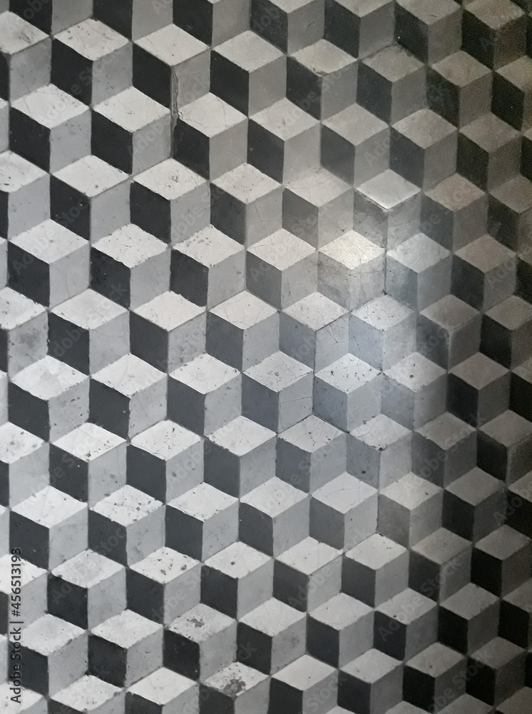 grey tiled floor background