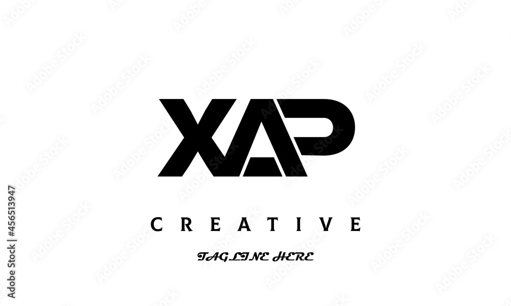 XAP creative three latter logo design XAP creative three latter logo design