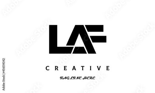 LAF creative three latter logo design