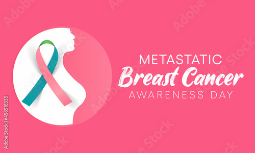 Metastatic Breast Cancer awareness day is observed every year on October 13, also referred to as advanced breast cancer that has spread beyond the part of the body where it started, Vector art