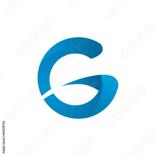 stylish letter G logo icon