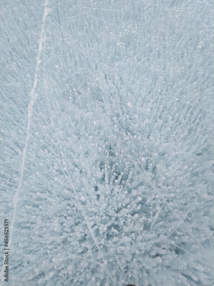 Obraz premium frost on window