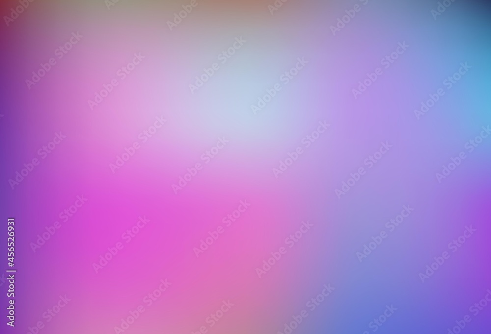 Fototapeta premium Light multicolor vector blur backdrop.