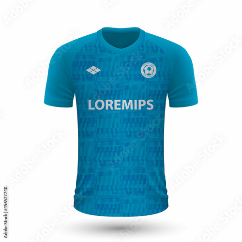 Realistic soccer shirt Zenit 2022, jersey template for football kit.