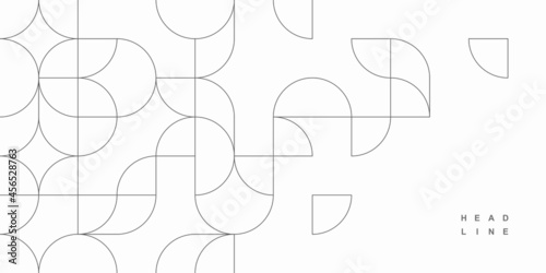 Abstract geometric technological background. Vector creative design.