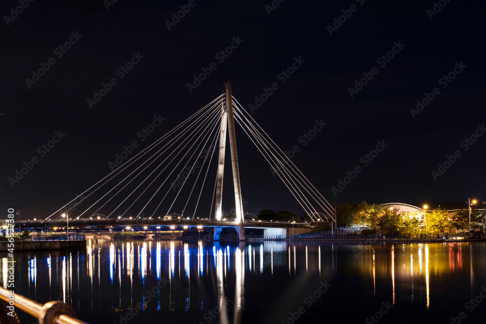 Obraz premium southport marine way bridge