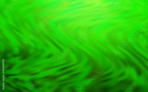 Light Green vector texture with milky way stars.