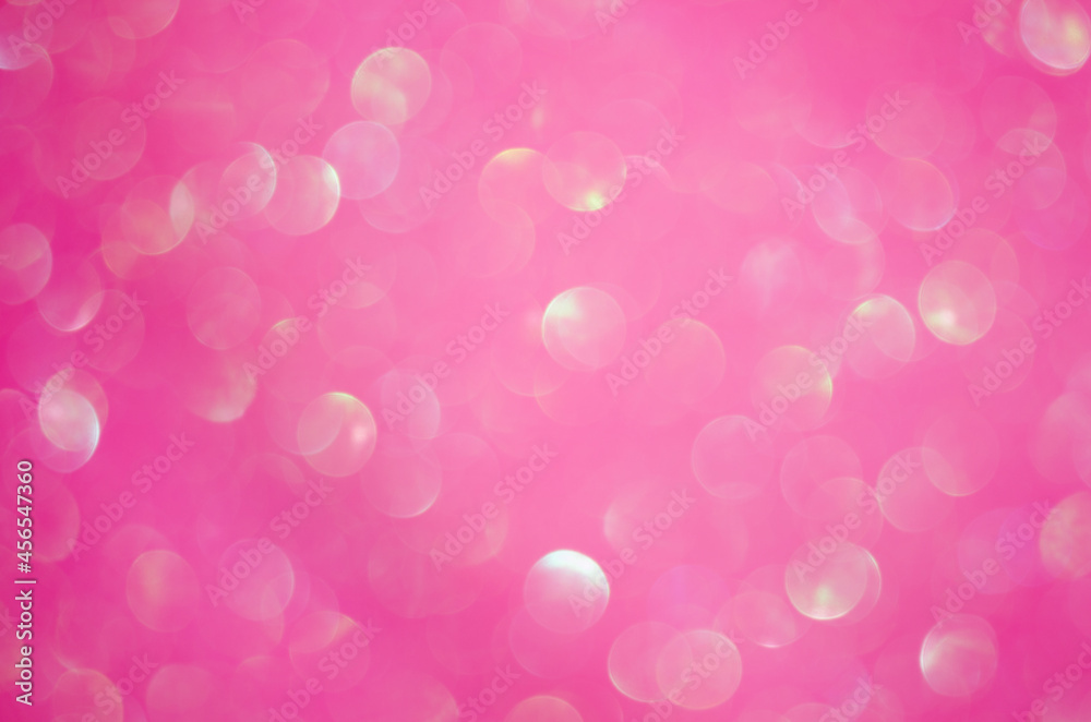 pink bokeh. abstract holiday background
