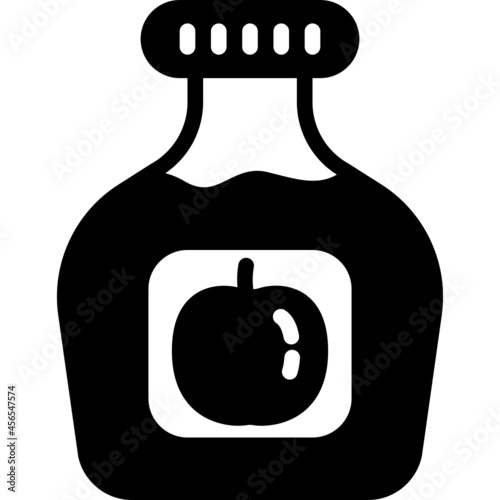 cider solid line icon