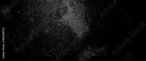 Horror Cement Texture. Grunge scary background. Wall Concrete Old black