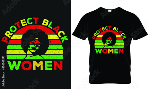 black women/african lady T-SHIRT DESIGN