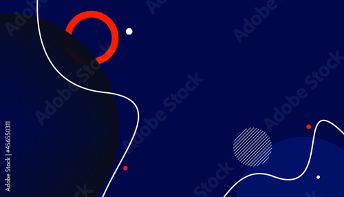 Abstract Geometric Circle Background for Landing Page and Website. Illustration gradation colorfull dynamic shapes. EPS 10 Vector.