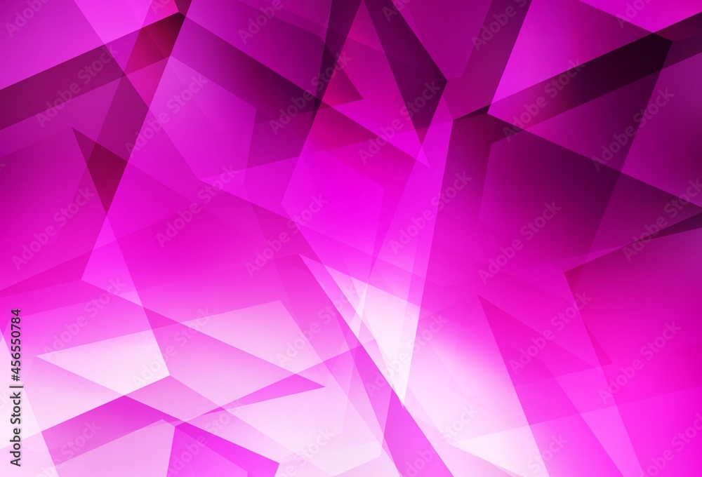 Light Pink vector shining triangular backdrop. Light Pink vector shining triangular backdrop.
