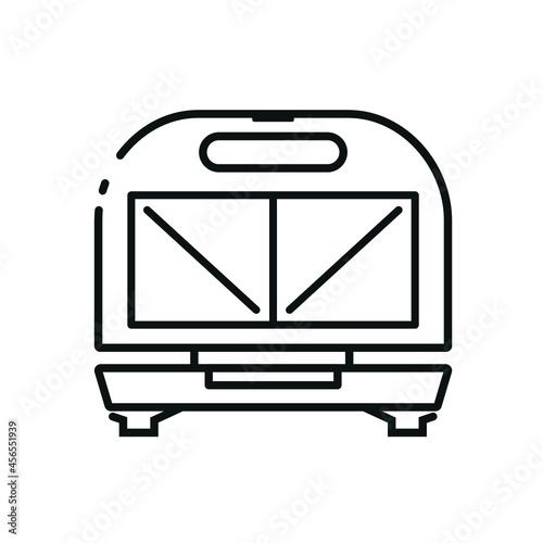 Sandwich maker icon for heating bread