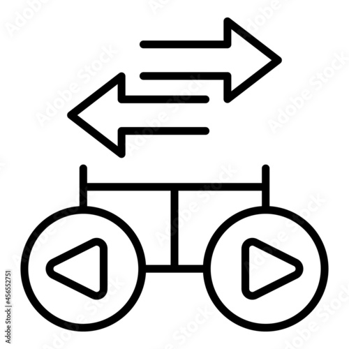 Agile data icon outline vector. Vuca ambiguity. Volatility variety