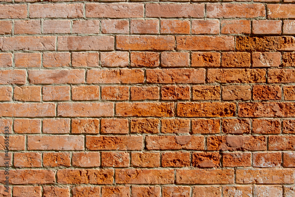 Fototapeta premium Old red brick wall 