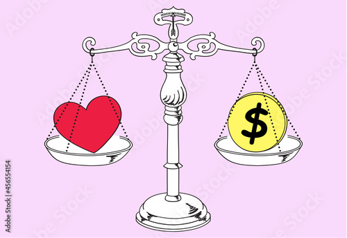 愛とお金の天秤