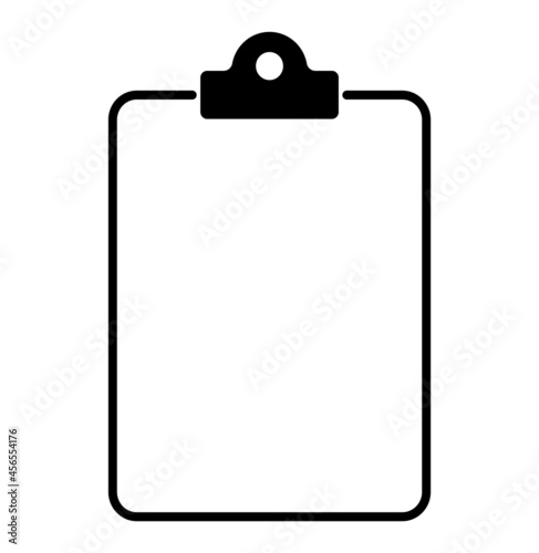 Check list , checklist flat web icon isolated on white background. Mark symbol, document report test, vector illustration