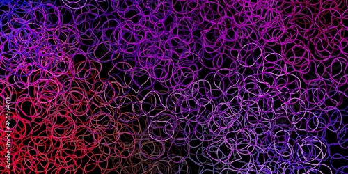 Dark multicolor vector backdrop with chaotic shapes.