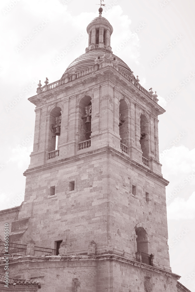 Obraz na plátně Cathedral Tower; Ciudad Rodrigo; Salamanca; Spain