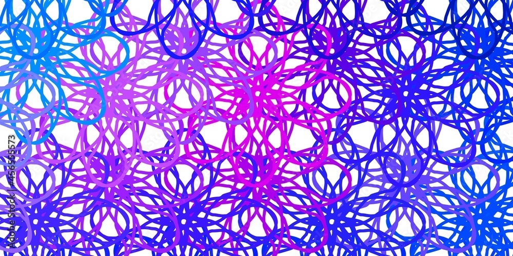 Light Blue, Red vector template with curved lines. Light Blue, Red vector template with curved lines.