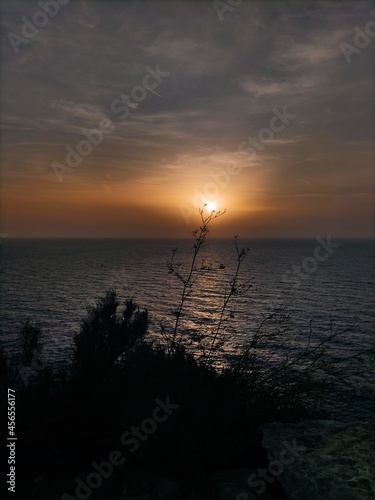 sunset over the sea © Alfredo