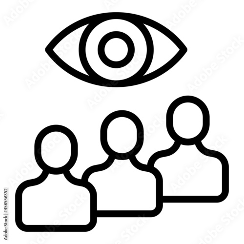 Community stereotype icon outline vector. Gender diversity. Social equality