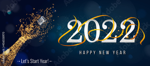2022 New Year. 2022 Happy New Year greeting card. 2022 Happy New Year background