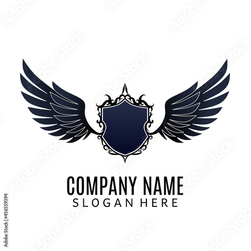 Simple and elegant corporate brand logo