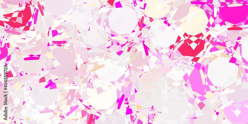 Light Pink vector layout with triangle forms. Light Pink vector layout with triangle forms.