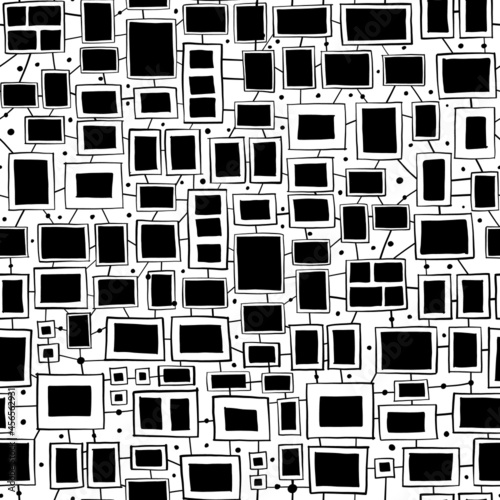 Abstract photo frame templates. Seamless pattern background for your design