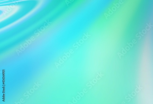 Light Green vector abstract blurred background.