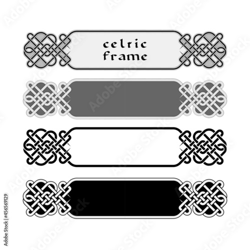 traditional celtic ornament frame