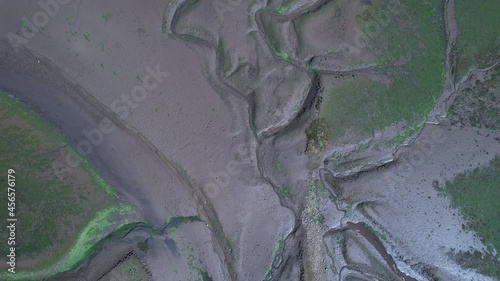 Marshes of the Ría de San Martin between the municipalities of Suances, Miengo and Polanco at the mouth of the river Saja. Cantabrian Sea, Cantabria, Spain, Europe photo