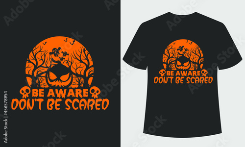 Photography Halloween T-Shirt Design. Halloween T-Shirt illustration.