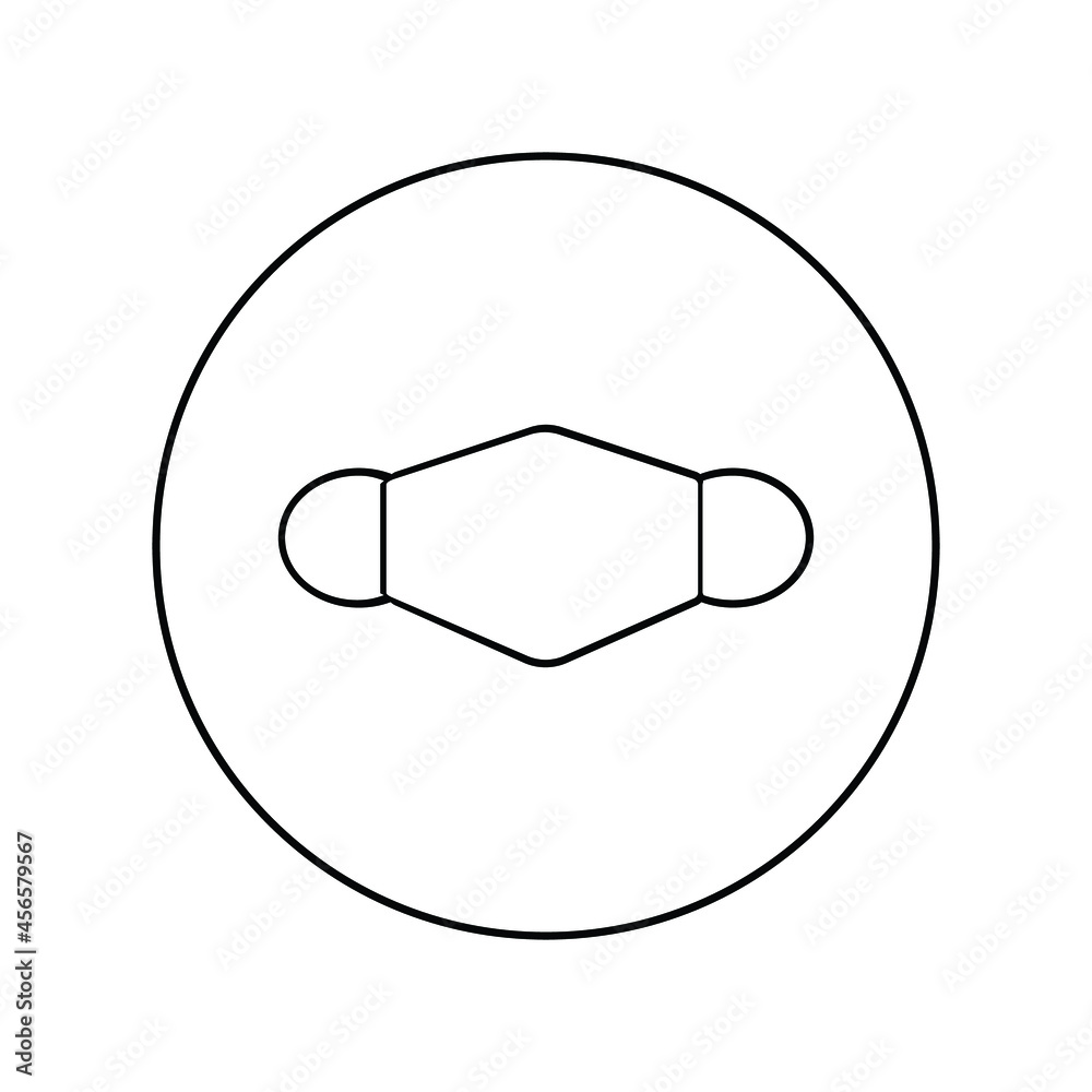 Mask icon design graphics vector Mask icon design graphics vector